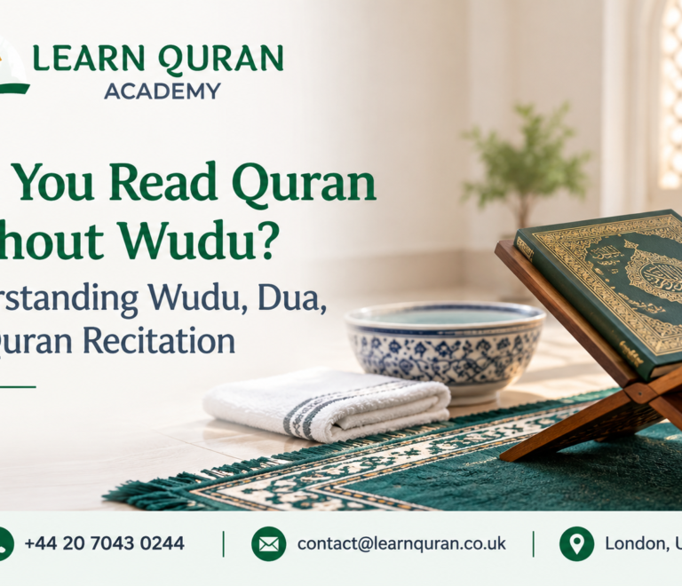 Can You Read Quran Without Wudu? Understanding Wudu, Dua, and Quran Recitation